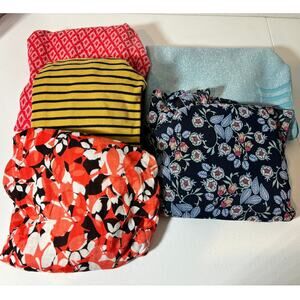 Lot of 5 Women's Size Small Blouses - MK Loft Chico's Talbots - Striped Floral